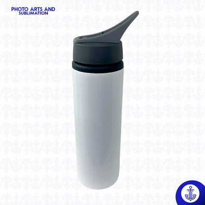 Caramañola Sublimable 700 ml con Tapa Gris