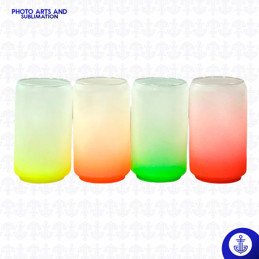 Vaso Opalizado Fondo Color 9 oz