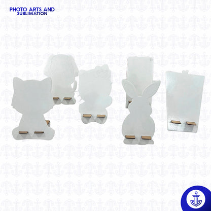 Porta Celular MDF Figuras Sublimable