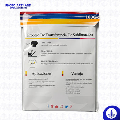 Papel de Sublimación Blanco Ultra Premium A4