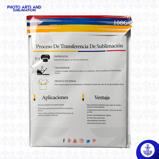 Papel de Sublimación Blanco Ultra Premium A4